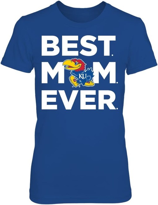 Best Mom Ever Kansas Jayhawks Shirt - NCAA Shirts for Women