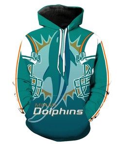 Best Selling Miami Dolphins Hoodie with All Over Print Design - Unique and Bold