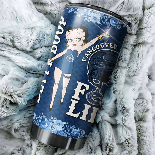 Betty Boop Design That Will Make You Smile - Vancouver Canucks NHL Tumbler