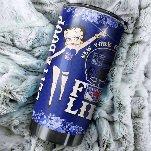 Betty Boop Design That Will Make Your Day - New York Rangers NHL Tumbler