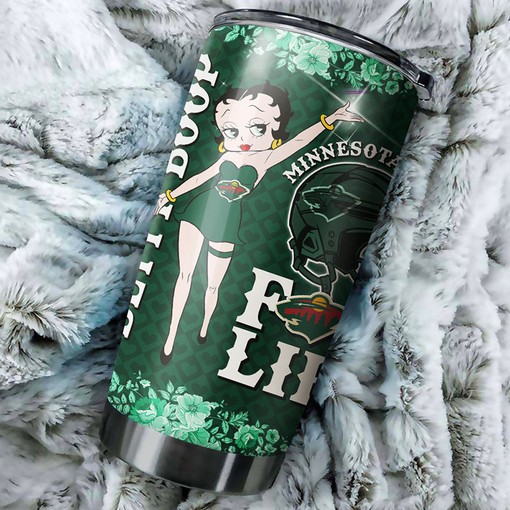 Betty Boop Design That Will Steal the Show - Minnesota Wild NHL Tumbler