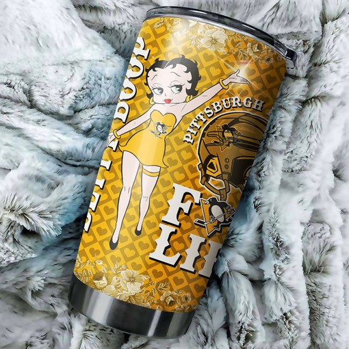 Betty Boop Design That Will Steal the Show - Pittsburgh Penguins NHL Tumbler