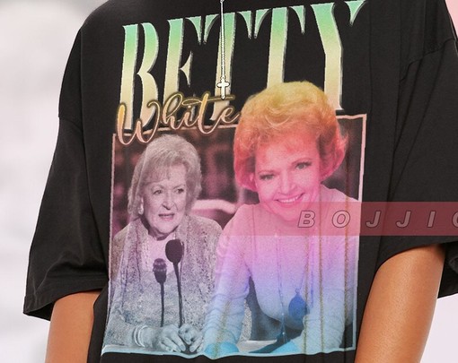 Betty White Vintage Shirt - Movie Shirts for Women - Betty White Homage Tshirt - Golden Girls Fan Tees - Image 2