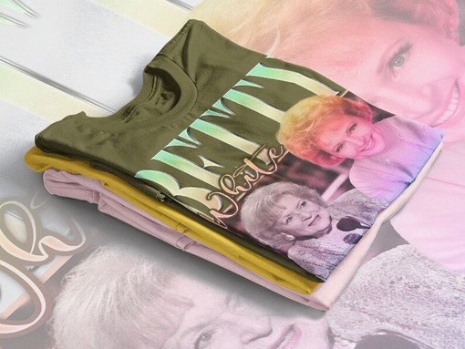 Betty White Vintage Shirt - Movie Shirts for Women - Betty White Homage Tshirt - Golden Girls Fan Tees - Image 4