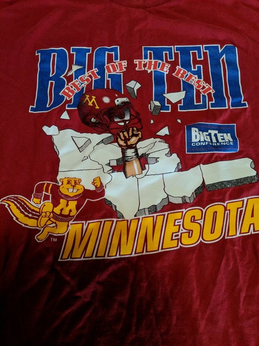 Big Ten Minnesota Golden Gophers Football T-Shirt for Football Lover Gifts - Image 2