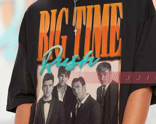 Big Time Rush Forever Tour Vintage Movie Shirt, Retro Tee, Rush Tour 2022 Shirt for Movie Fans, BTR - Image 2