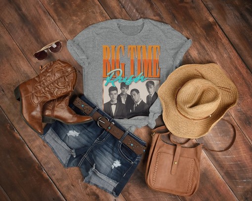 Big Time Rush Forever Tour Vintage Movie Shirt, Retro Tee, Rush Tour 2022 Shirt for Movie Fans, BTR - Image 3