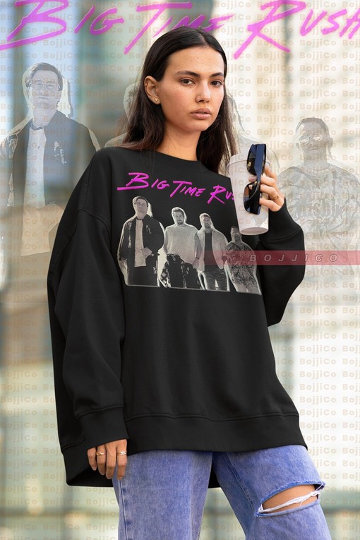 Big Time Rush Forever Tour Vintage Movie Sweatshirt, Rush Tour 2022 Sweater for Movie Fan