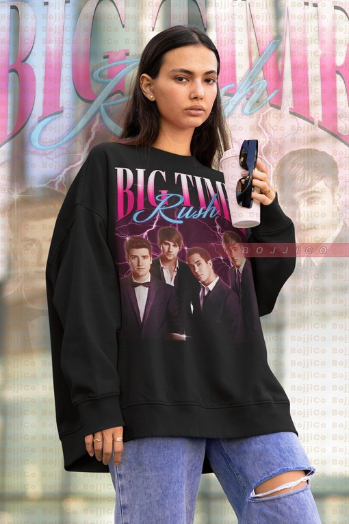 Big Time Rush Forever Tour Vintage Movie Sweatshirt, Rush Tour 2022 Sweater for Movie Fans, BTR