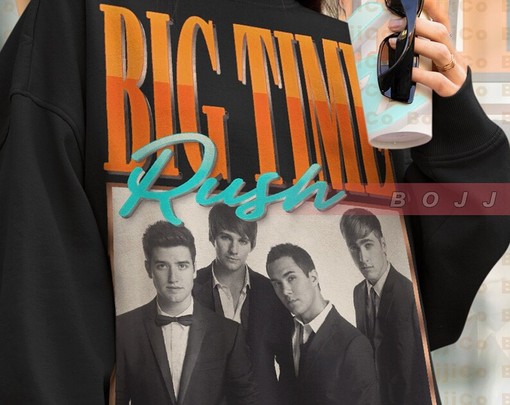 Big Time Rush Forever Tour Vintage Movie Sweatshirt, Rush Tour 2022 Sweater for Movie Fans, BTR Shirt - Image 4