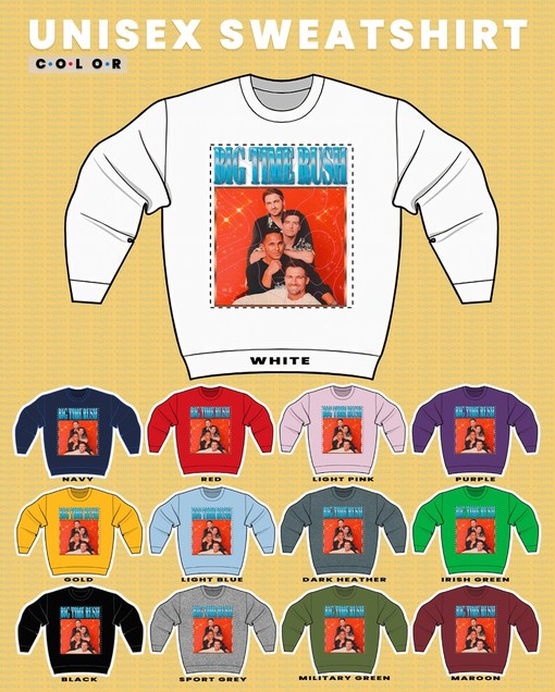 Big Time Rush Forever Tour Vintage Movie Sweatshirt, Rush Tour 2022 Sweater for Movie Fans, BTR T Shirt - Image 3