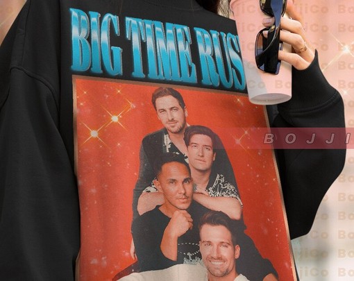 Big Time Rush Forever Tour Vintage Movie Sweatshirt, Rush Tour 2022 Sweater for Movie Fans, BTR T Shirt - Image 4