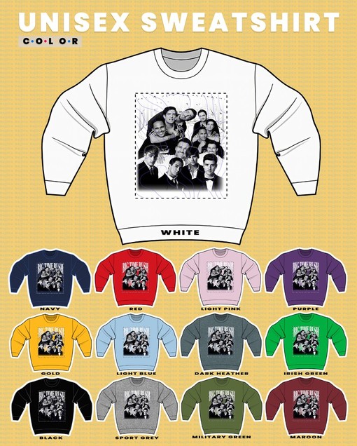 Big Time Rush Forever Tour Vintage Movie Sweatshirt, Rush Tour 2022 Sweater for Movie Fans, BTR Vintage Shirt - Image 3