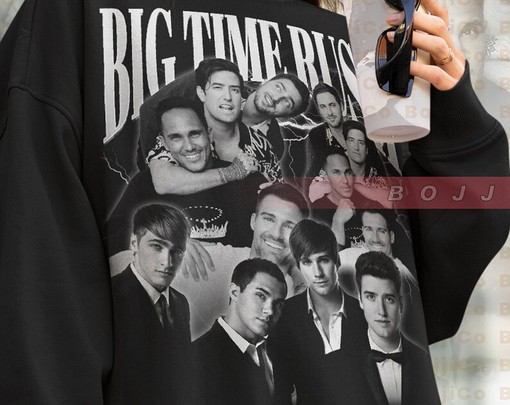 Big Time Rush Forever Tour Vintage Movie Sweatshirt, Rush Tour 2022 Sweater for Movie Fans, BTR Vintage Shirt - Image 4