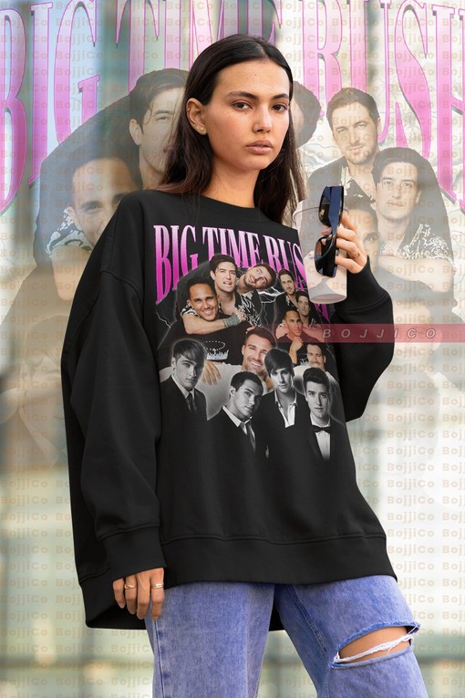 Big Time Rush Forever Tour Vintage Movie Sweatshirt, Rush Tour 2022 Sweater for Movie Fans Gifts