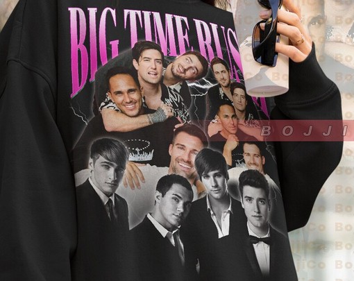 Big Time Rush Forever Tour Vintage Movie Sweatshirt, Rush Tour 2022 Sweater for Movie Fans Gifts - Image 4