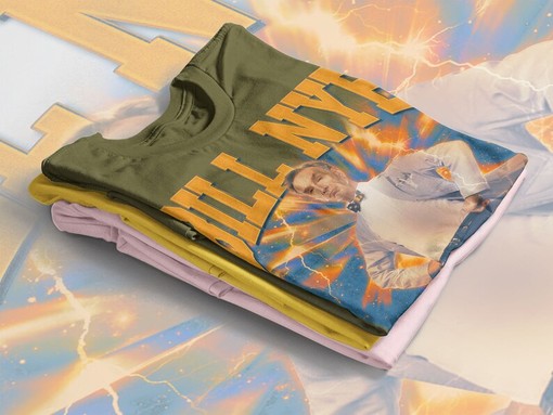 Bill Nye Retro 90s Sweater for Movie Fans, Homage Vintage Movie Shirt of William Sanford Nye - Image 4