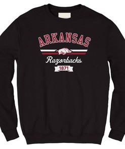 Billboard Text Crew Sweatshirt for Arkansas Razorbacks Fans