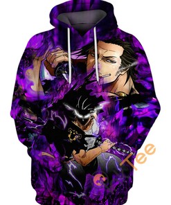 Black Clover Yami Sukehiro 3D Printed All Over Custom Hoodie