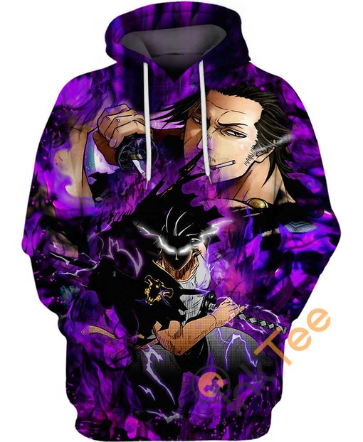 Black Clover Yami Sukehiro 3D Printed All Over Custom Hoodie