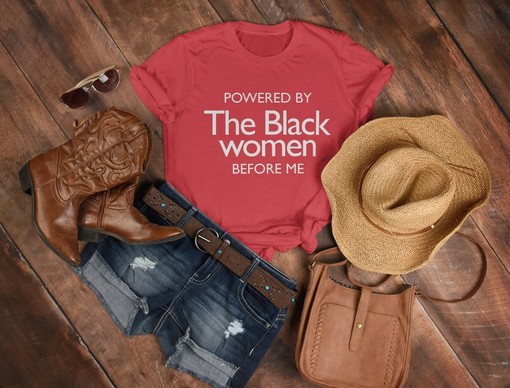 Black Women Power Unisex Tee, Supporter Shirt, Black Pride Shirt, Movie Shirts for Women, Movie Fans Gifts - Image 3