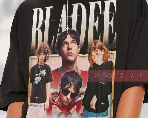 Bladee Vintage Shirt - Bladee Swedish Rapper Sweater - Benjamin Reichwald Homage Tshirt - Movie Shirts for Men - Image 2