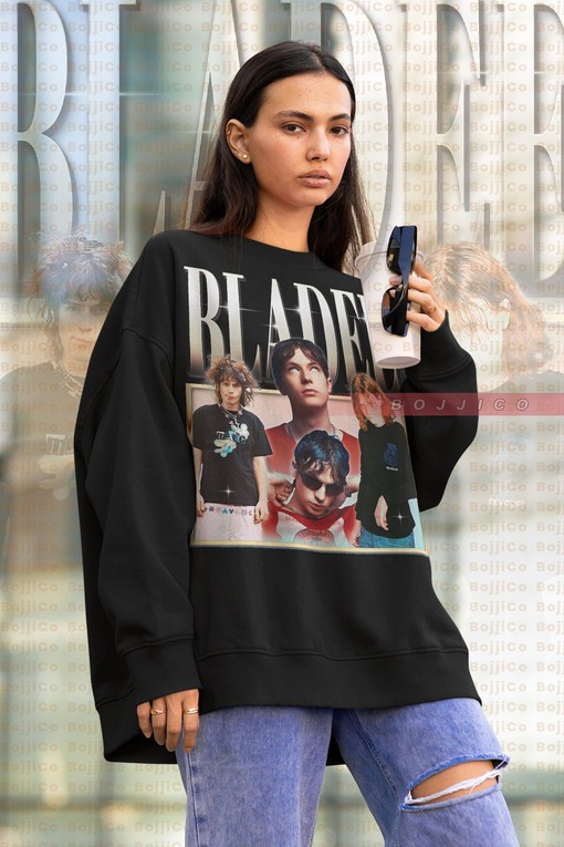 Bladee Vintage Sweatshirt, Swedish Rapper Homage Sweater, Funny Movie Shirts for Fans