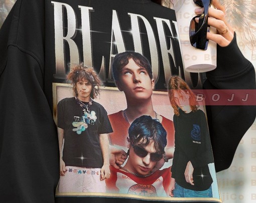 Bladee Vintage Sweatshirt, Swedish Rapper Homage Sweater, Funny Movie Shirts for Fans - Image 4
