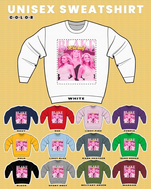 Blake Lively Homage Sweatshirt, Vintage Blake Lively Sweater, 90s Blake Lively Shirt, Blake Lively Merchandise - Image 3