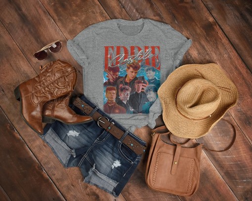 Blake Patrick Homage Tshirt - Vintage Eddie Castile Shirt for Fans of Music - Image 3