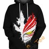Bleach Ichigo Hollow Monster 3D Hoodie with Unique Design for Anime Fans