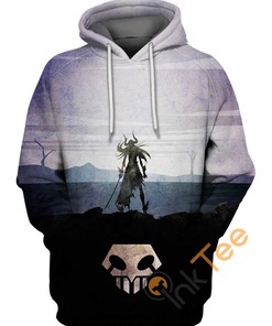 Bleach Ichigo Kurosaki Hollow Mask 3D Hoodie with Unique Print Design for Anime Fans