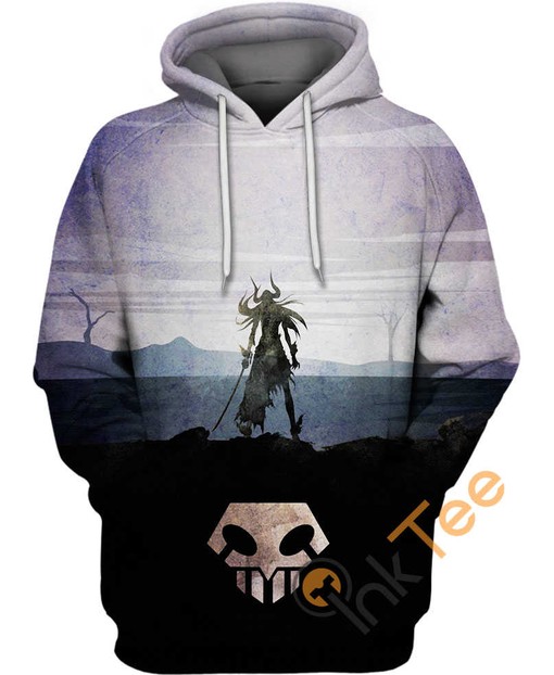 Bleach Ichigo Kurosaki Hollow Mask 3D Hoodie with Unique Print Design for Anime Fans
