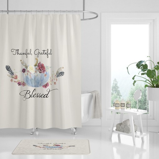 Blessed Disney Shower Curtain for a Spiritual Bathroom Theme - Image 2