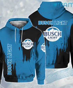 Blue And Black All Over Print 3D Hoodie for Men - Beer Lovers Gift