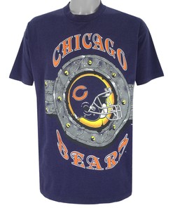 Blue Chicago Bears Big Logo 1991 Vintage NFL T-Shirt Unisex Sport Sweatshirt Hoodie Gift