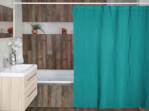 Blue Shower Curtain Set | Bathroom Accessories | Colorful Shower Curtains | Unique Shower Curtains - Image 4