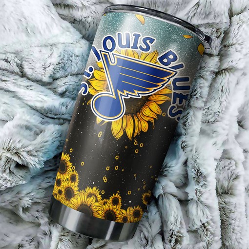 Blues Fans Will Love This Sunflower NHL Tumbler with Tumbler Gift for Fans NHL - Image 2