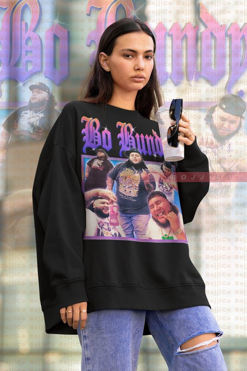 Bo Bundy Rapper Vintage Sweatshirt, Musician Homage Sweater - Classic Movie T Shirts