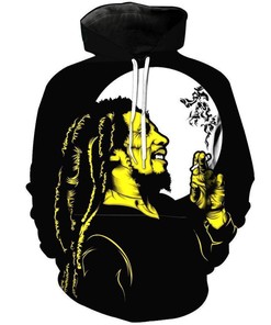 Bob Marley 3D Print Hoodie - Perfect for Reggae Lovers