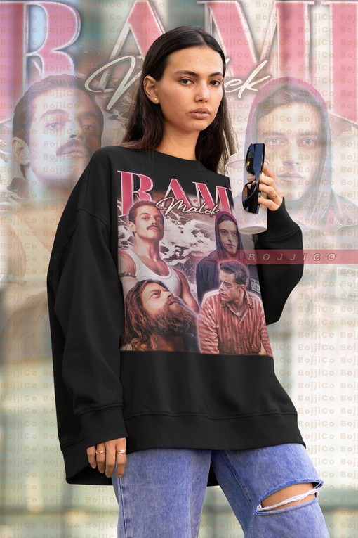 Bohemian Rhapsody Rami Malek Sweatshirt, Museum Homage Sweater, Freddie Mercury Fan Tee, Classic Movie T-Shirt
