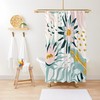 Boho Chic Floral Disney Shower Curtain - House Warming Gift with Eco-Friendly and Waterproof Material and Hooks Included