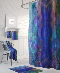 Boho Dreaming Shower Curtain Set with Gypsy Vintage Shower Curtains