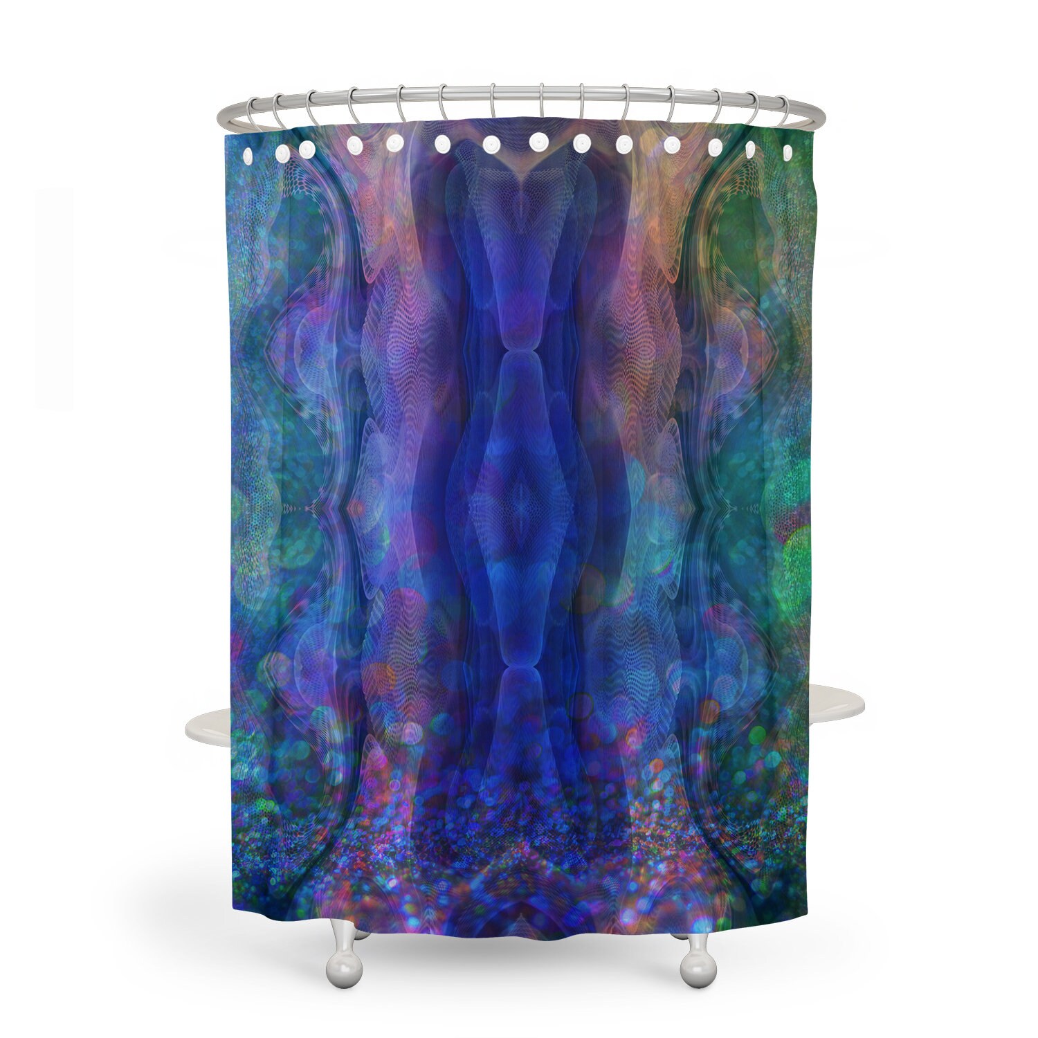 Boho Dreaming Shower Curtain Set with Gypsy Vintage Shower Curtains - Image 2