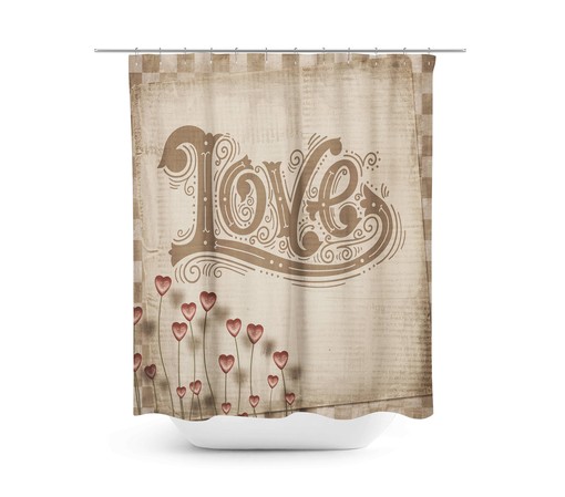 Boho Grunge Shower Curtain Set with Unique Bathroom Decor - Image 2