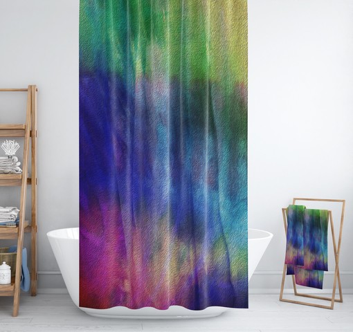 Boho Maximalist Bathroom Decor Boho Shower Curtain with Unique Print