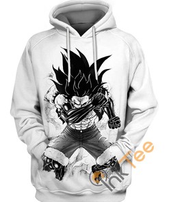 Bold All Over Print Luffy Gear Hoodie with Unique Design - One Piece Inspired