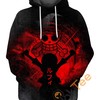 Bold Graphic Design All Over Print Luffy Pirate King Hoodie - One Piece Inspired