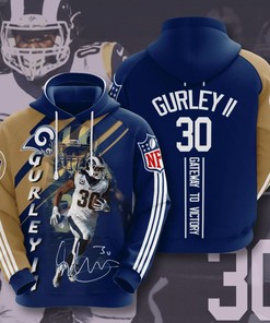 Bold Graphic and Design 3D Print Hoodie - Los Angeles Rams Fan Favorite