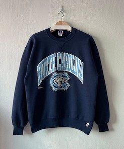Bold Vintage 90s North Carolina Tar Heels Crewneck Sweatshirt, T-shirt, Hoodie